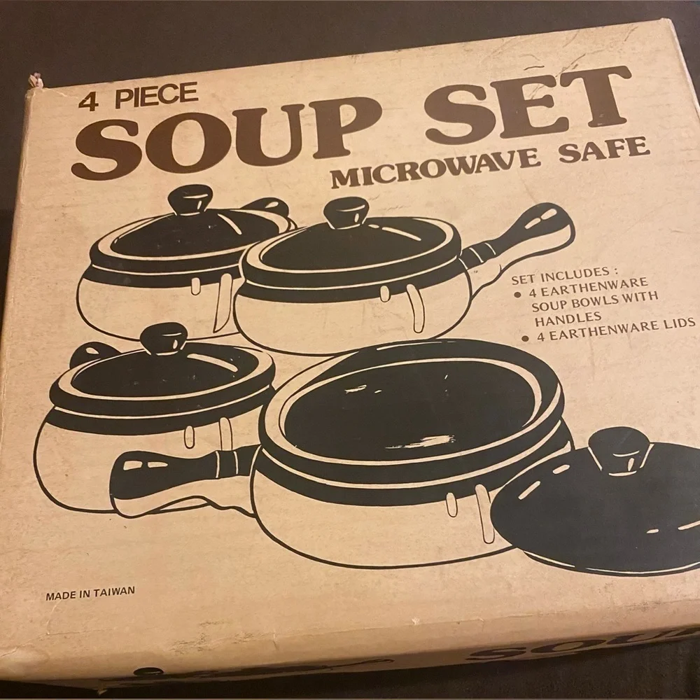 4 Piece Soup Set